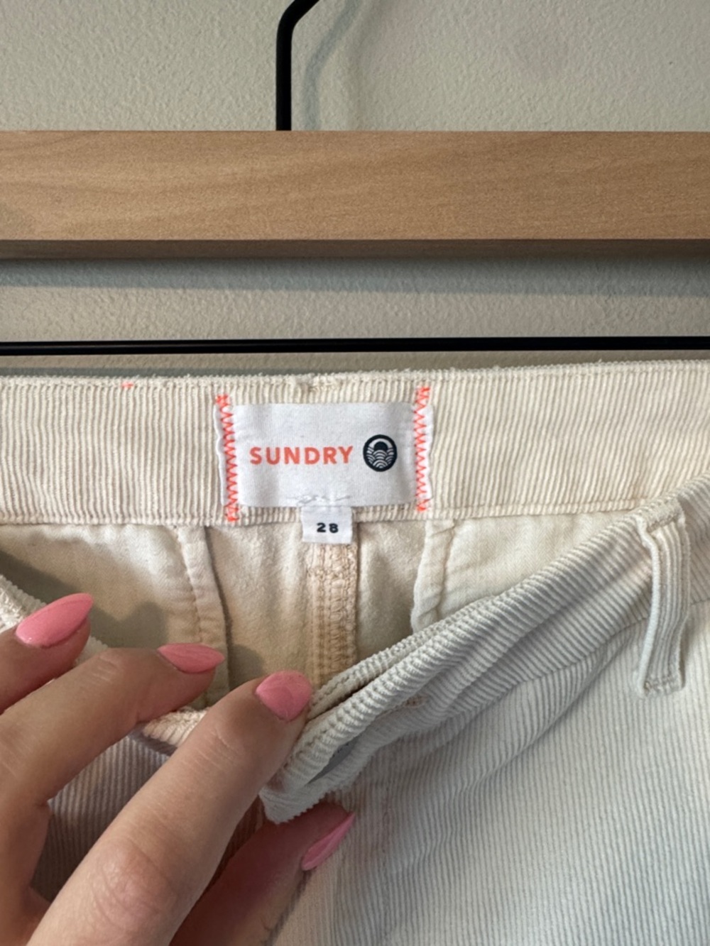 Sundry Straight Leg Corduroy Pant - Picture 4 of 5